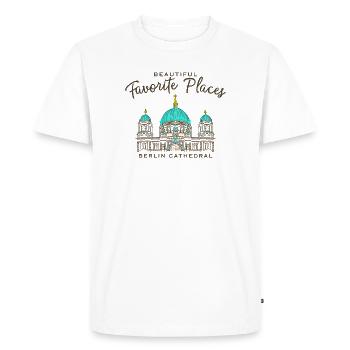 Berlin Cathedral, Beautiful Favorite Places, Germany - Men's Premium Organic T-Shirt - white - Front - Nico (187cm)