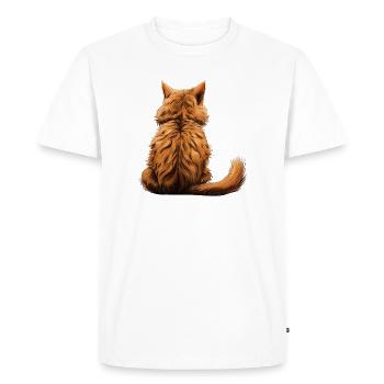Bob lutin - T-shirt Premium bio Homme - blanc - Devant - Nico (187cm)