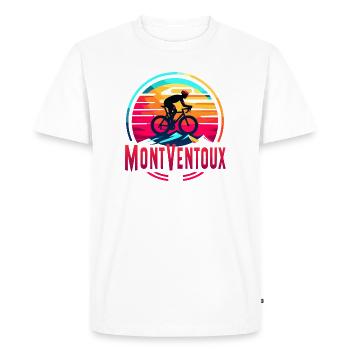 Mont Ventoux: An Epic Bike Challenge - Men's Premium Organic T-Shirt - white - Front - Nico (187cm)