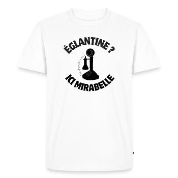 septième compagnie, 7ème compagnie, Tassin - T-shirt Premium bio Homme - blanc - Devant - Nico (187cm)