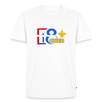 Cher - T-shirt Premium bio Homme - blanc - Devant - Nico (187cm)
