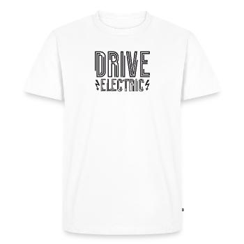 Entraînement électrique Type 2 Plug Supercharge Électrique - T-shirt Premium bio Homme - blanc - Devant - Nico (187cm)