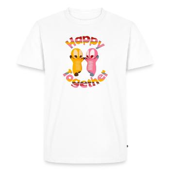 Cute kawaii figures - Men's Premium Organic T-Shirt - white - Front - Nico (187cm)