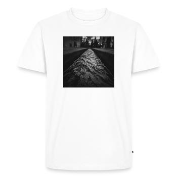 Freiburger Bächle Freiburg Watercourse Poster - Men's Premium Organic T-Shirt - white - Front - Nico (187cm)
