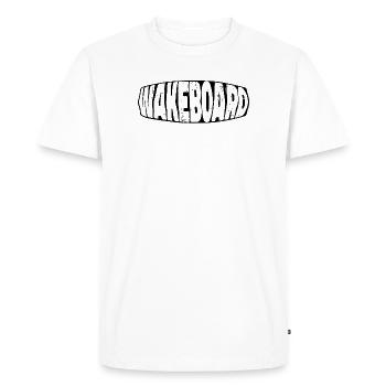 Wakeboard Saying Water Sports Wakesurfing Surfing - Men's Premium Organic T-Shirt - white - Front - Nico (187cm)