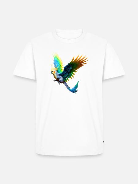 Rainbow Nymph (03) - Men's Premium Organic T-Shirt - white