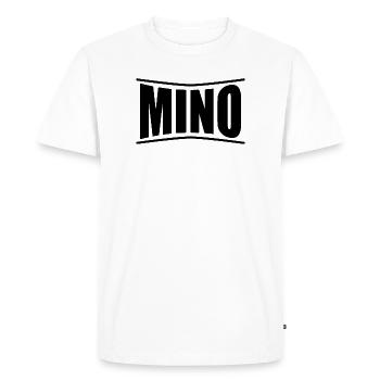 Mino t-shirt gift idea t-shirt - Men's Premium Organic T-Shirt - white - Front - Nico (187cm)