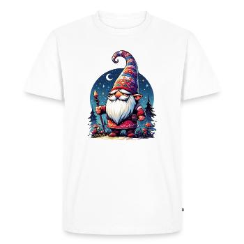 Gnome Goblin Elf - Men's Premium Organic T-Shirt - white - Front - Nico (187cm)