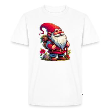 Gnome Goblin Elf - Men's Premium Organic T-Shirt - white - Front - Nico (187cm)