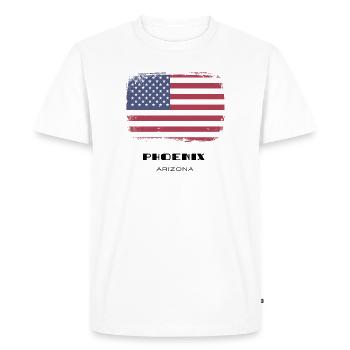 Phoenix, Arizona, États-Unis - T-shirt Premium bio Homme - blanc - Devant - Nico (187cm)