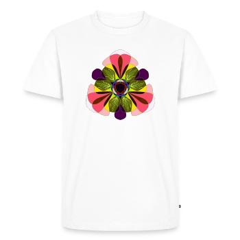 Ornement - T-shirt Premium bio Homme - blanc - Devant - Nico (187cm)