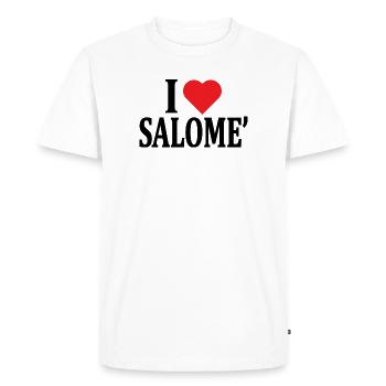 t-shirt I love Salome t-shirt gift idea - Men's Premium Organic T-Shirt - white - Front - Nico (187cm)