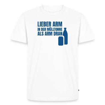 Sarcasme de collectionneur de gages : t-shirt de parole drôle - T-shirt Premium bio Homme - blanc - Devant - Nico (187cm)