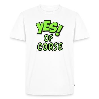 Corse, Corsica, je suis Corse - T-shirt Premium bio Homme - blanc - Devant - Nico (187cm)