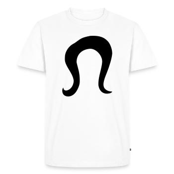 Coiffure - T-shirt Premium bio Homme - blanc - Devant - Nico (187cm)