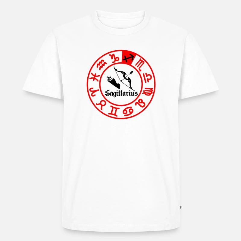 Sternzeichen Schütze Schütze - Männer Premium Bio T-Shirt - Weiß