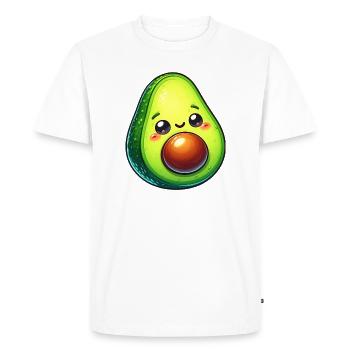 Avocat - T-shirt Premium bio Homme - blanc - Devant - Nico (187cm)