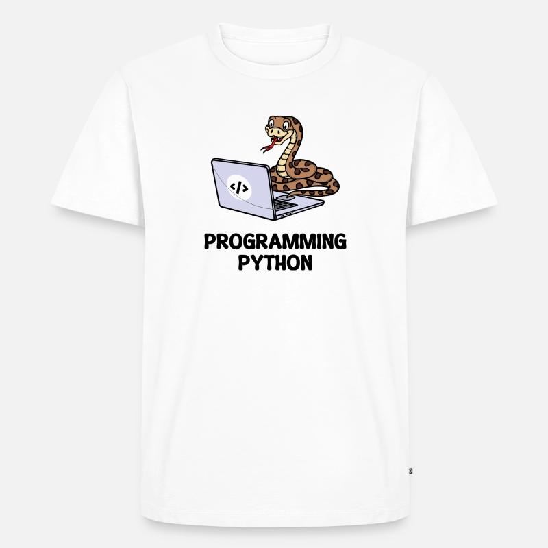 Developer Lustige Sprüche Programmierer Computer - Männer Premium Bio T-Shirt - Weiß
