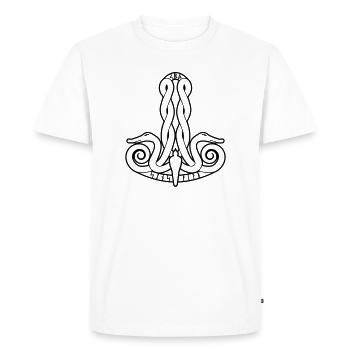 Thors hammer - T-shirt Premium bio Homme - blanc - Devant - Nico (187cm)
