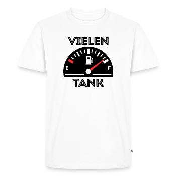 Gas Station Gasoline Refueling Statement Fuel Pump - Men's Premium Organic T-Shirt - white - Front - Nico (187cm)