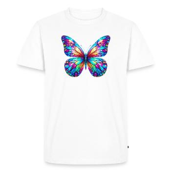 Papillon - T-shirt Premium bio Homme - blanc - Devant - Nico (187cm)