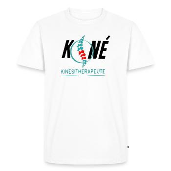 Physiotherapist - Men's Premium Organic T-Shirt - white - Front - Nico (187cm)