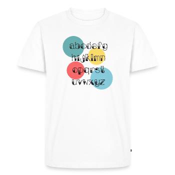 MISTRESS. THANK YOU. THANK YOU MISTRESS. MISTRESS - Men's Premium Organic T-Shirt - white - Front - Nico (187cm)