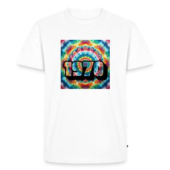 BEAUTIFUL YEAR 1970 - Men's Premium Organic T-Shirt - white - Front - Nico (187cm)