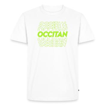 OCCITAN - T-shirt Premium bio Homme - blanc - Devant - Nico (187cm)