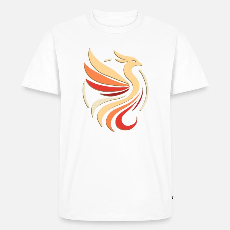 Phönix - Männer Premium Bio T-Shirt - Weiß