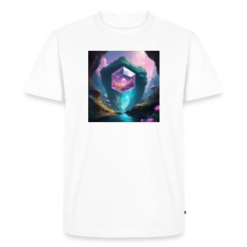 Grotte magique - T-shirt Premium bio Homme - blanc - Devant - Nico (187cm)