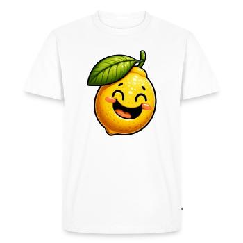 Citron Citrons - T-shirt Premium bio Homme - blanc - Devant - Nico (187cm)
