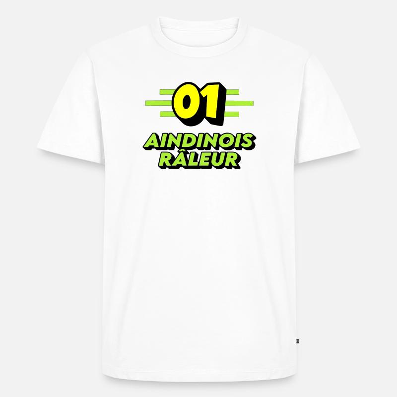 Klagender Aindinois - Männer Premium Bio T-Shirt - Weiß