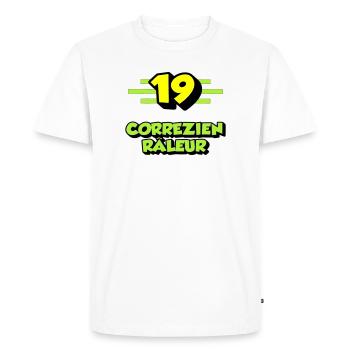 Complaining Correzien - Men's Premium Organic T-Shirt - white - Front - Nico (187cm)