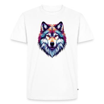 Loup - T-shirt Premium bio Homme - blanc - Devant - Nico (187cm)