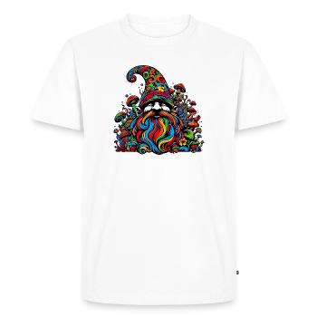 Gnome - T-shirt Premium bio Homme - blanc - Devant - Nico (187cm)