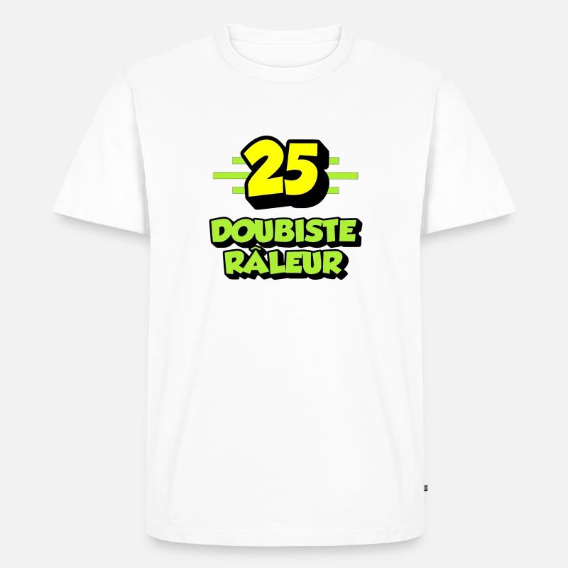 Beschwerdender Dubist - Männer Premium Bio T-Shirt - Weiß