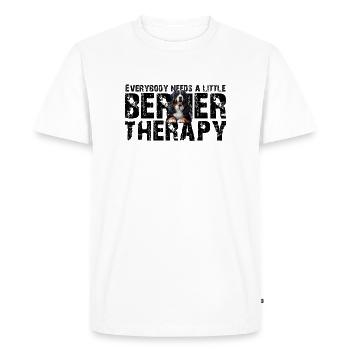 Bouvier bernois - T-shirt Premium bio Homme - blanc - Devant - Nico (187cm)