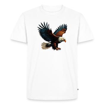 Aigle - T-shirt Premium bio Homme - blanc - Devant - Nico (187cm)