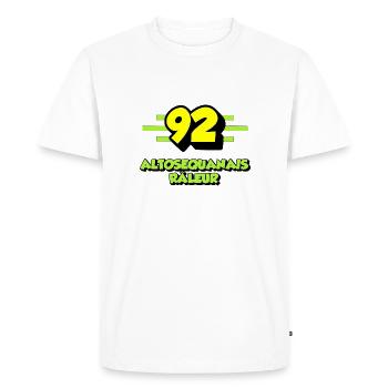 Complaining Altosequanese - Men's Premium Organic T-Shirt - white - Front - Nico (187cm)