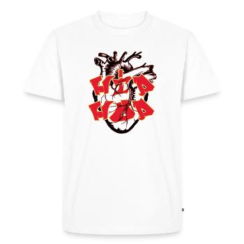 HIP HOP - Back to the roots - Men's Premium Organic T-Shirt - white - Front - Nico (187cm)