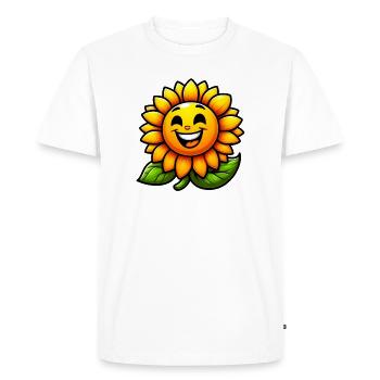 Tournesol - T-shirt Premium bio Homme - blanc - Devant - Nico (187cm)