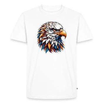 Aigle - T-shirt Premium bio Homme - blanc - Devant - Nico (187cm)