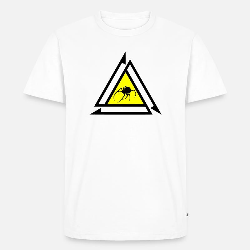 Spinne - Männer Premium Bio T-Shirt - Weiß