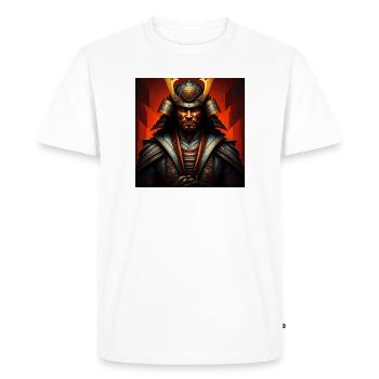 Daien-Chevaliers du Japon féodal - T-shirt Premium bio Homme - blanc - Devant - Nico (187cm)