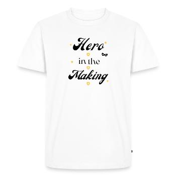 Conception du gardien de la galaxie - T-shirt Premium bio Homme - blanc - Devant - Nico (187cm)