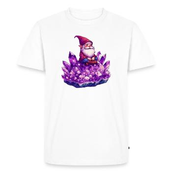 Gnome - T-shirt Premium bio Homme - blanc - Devant - Nico (187cm)