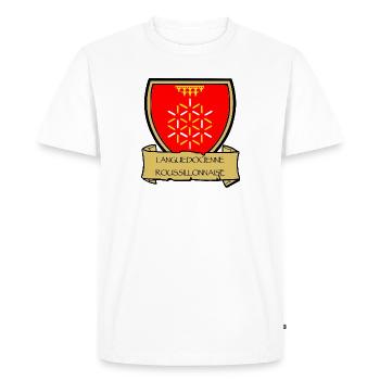 Languedocienne Roussillonnaise - Men's Premium Organic T-Shirt - white - Front - Nico (187cm)