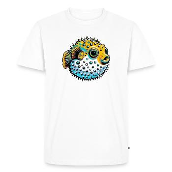 Blowfish - T-shirt Premium bio Homme - blanc - Devant - Nico (187cm)