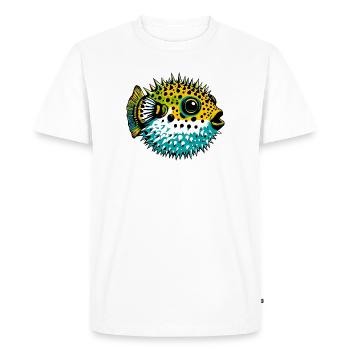 Blowfish - T-shirt Premium bio Homme - blanc - Devant - Nico (187cm)